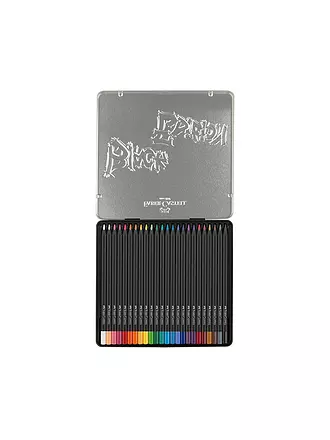 FABER-CASTELL | Black Edition Buntstifte 24er Metalletui | 